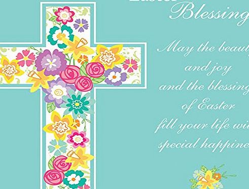 Quayside Cards Floral Cross Easter 5 Card Pack