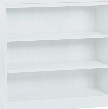 R. White Cabinets M-B85-IN-WH White Bookcase No Assembly Required Bookshelf Files Home Office Furniture UK Contemporary Tall Wide Sturdy Book Shelves Shelving LP amp; 7`` Vinyl Record Storage Unit Cabinet