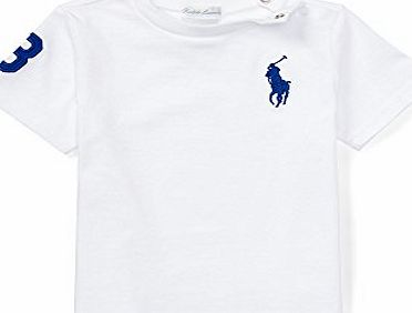 Ralph Lauren Baby Polo Ralph Lauren Short Sleeve T- Shirt, Top Authentic White (9-12m)