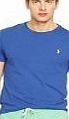Ralph Lauren Mens Custom Fit Crew Neck T-shirt New Colours (M, Royal Blue)