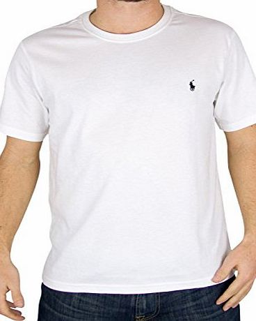 Ralph Lauren Polo Ralph Lauren Men Pony Logo T-Shirt (Medium, White)