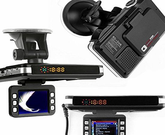 Rasse 2 in 1 Car DVR Camera Vehicle Camera Video Recorder Dash Cam Registrator Camcorder   Radar Laser Speed detector Night Vision