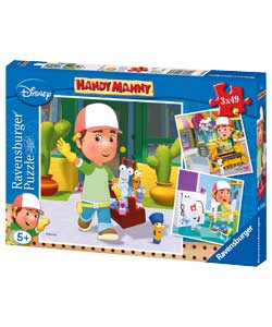 Disney Handy Manny 3 x 49 Piece