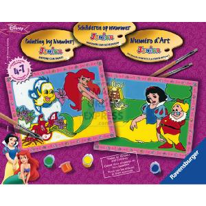 Ravensburger Disney Princess Ariel and Snow White Paint By Numbers