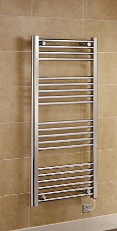 REAL SHOPPING Firenze Straight Electric Heated Towel Rail H1200mm W500mm