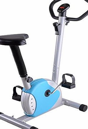 ReaseJoy Indoor Aerobic Training Cycle Exercise Bike Blue Fintess Machine Cardio Equipment Workout Gym