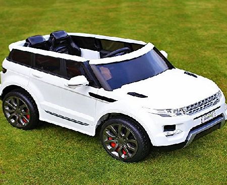 Rebo NEW 2017 Kids Range Rover HSE Sport Style 12v Electric Battery Ride On Car Jeep Opening Doors Including BLACK PACK Upgrades