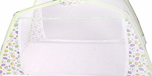 Rechel Baby Mosquito Net,by Rechel, Baby Nursery Crib Canopy Mosquito Netting, 31.49`` x 51.18`` x 31.49``, Mesh Toddler Cot Play Tent with Stand (green)