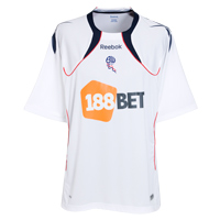Reebok Bolton Wanderers Home Shirt 2010/11.
