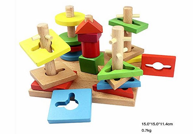 Relax Children Preschool Intelligence Educational Toys Wisdom Plate Building Blocks