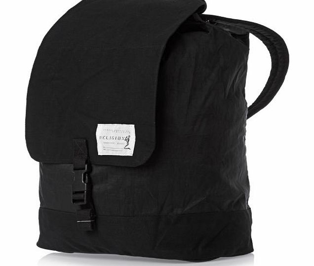 Religion Mixed Material Backpack - Black
