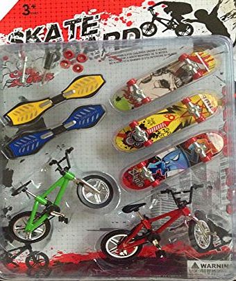 Remeehi Party Favors Educational Finger Toy Mini Finger Sports Skateboards/Bikes/Swing Board with Endoluminal Metallic Stents Pattern A
