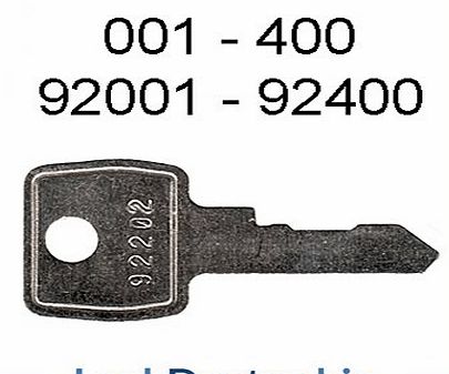 REPLACEMENT KEY SERVICE Metal Filing Cabinet Keys in the L and F England Range 92001 To 92200 (2pk)