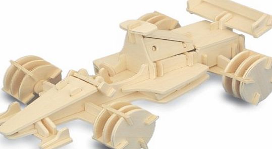 Retail Zone Formula 1 Car F1 3D Wooden Modelling Kit Model Jigsaw Puzzle