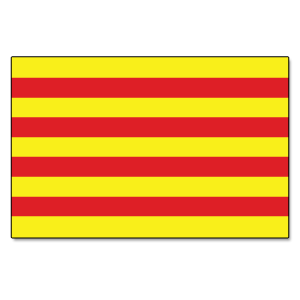 Retake Catalunya Flag Iron On Patch 30mm x 20mm