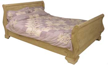 Retford Pine French Life Sleigh Bed