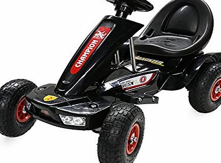 Ricco S1788 ``Black Powered Go Kart Kids Ride on`` Car