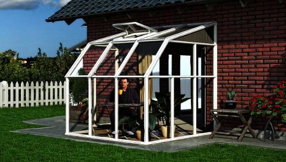 Rion 6x6ft Sun Room Conservatory - White