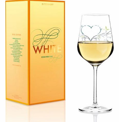 Ritzenhoff White Wine Glass Designed by Kurz Kurz 2014, Multi-Colour