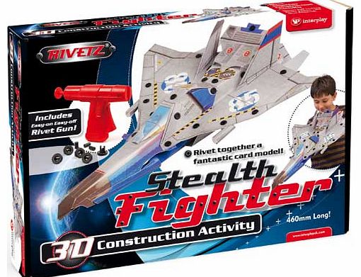 Rivetz Stealth Fighter Construction Kit
