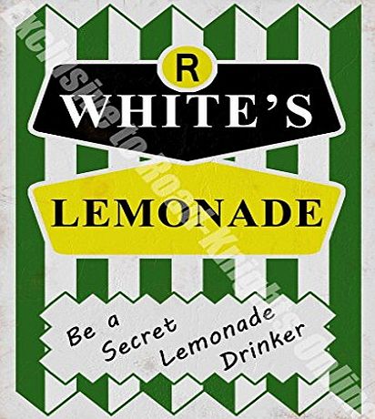 RKO R Whites Secret Lemonade Drinker Vintage Kitchen Drink Advert Fridge Magnet