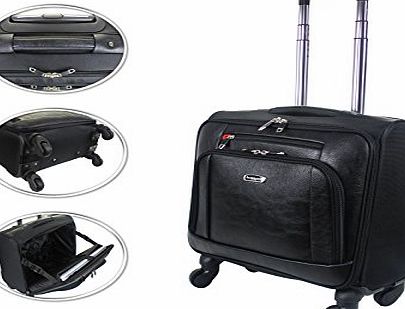 Rocklands Wheeled Laptop Briefcase Business Office Bag Laptop Trolley Case Pilot Case Travel Cabin Bag 814