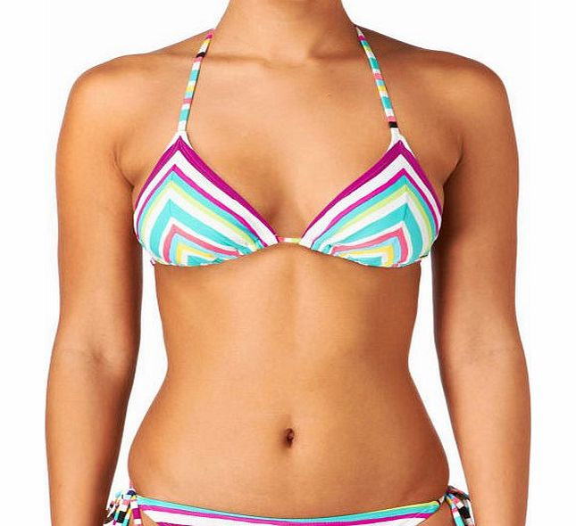 Roxy Womens Roxy Tiki Triangle Bikini Top - Sea Salt