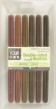 Royal & Langnickel 6 Double-sided Neutral Craft Markers
