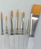 Royal Langnickel 7 PIECE FINE DETAIL FOR MODELLING. ARTIST PAINT BRUSHES