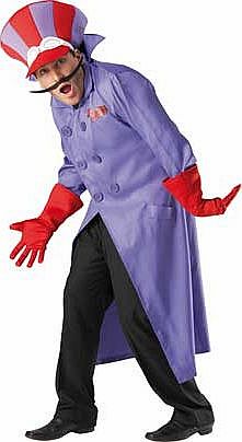 Wacky Races Dick Dastardly Costume - 42-46 Inches