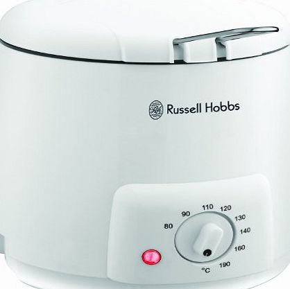 Russell Hobbs (HBP)Russell Hobbs 0.9 L Compact Electric Deep Fryer - White, With Hang Buddy Pro