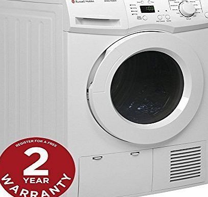 Russell Hobbs RH8CTD600 8Kg White Condensor Sensor Tumble Dryer - Free 2 Year Warranty* (white)