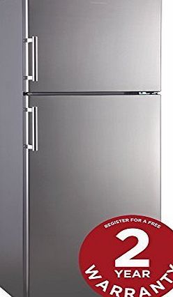 Russell Hobbs Stainless Steel 68cm wide 176cm high Freestanding No Frost Fridge Freezer, Very Spacious, Large Capacity - RH68FF176SS