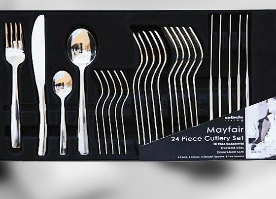 Sabichi Mayfair 24 Piece Cutlery Set