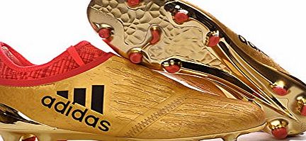 SabrianErion Shoes Mens Football X 16  Purechaos FGAG Gold Soccer Boots
