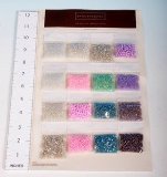 SALCO Craft/Embroidery Beads 16packs/Card