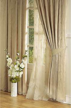 LINED VOILE CURTAINS