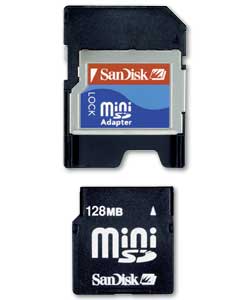 128Mb Mini SD Memory Card