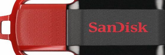 SanDisk SDCZ52-064G-B35 64 GB Cruzer Switch USB Flash Drive - Black/Red