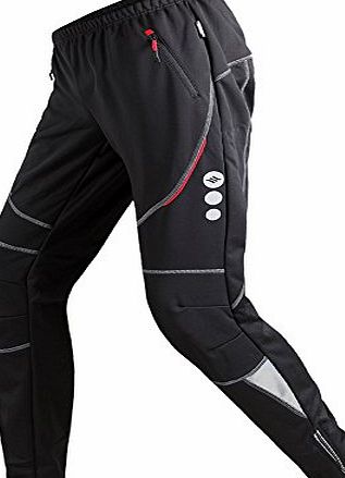 Santic Mens Cycling Windproof Pants Sports Trouser for Winter