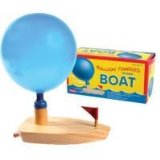 Schylling@ childrensalon Balloon Powered Wooden Boat