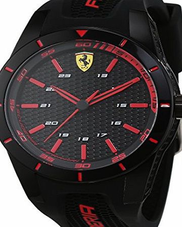 Scuderia Ferrari Orologi Red REV Analogue Quartz Mens Quartz Watch with Silicone 0830245