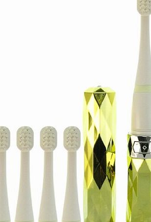 Seago 30Sec Smart Reminder Sonic Electric Toothbrush with 5 Brush heads 2Minutes timer (Gold)