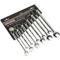 Sealey Deluxe Combination Spanner Set 11pc Metric