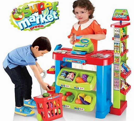 Sentik Kids Role Play Supermarket Shop Toy Play Set