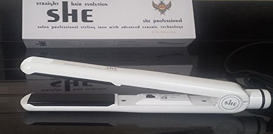 She New 2017 She hair straighteners in ice white with UK plug . made by the original GHD factoty Unil No1 in hair irons
