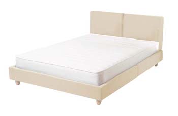 Silentnight Beds Silentnight Hibernate Bed - Standard base- Square Cushion headboard
