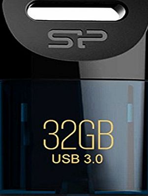 Silicon Power SP/Silicon Power Jewel J06 32GB Ultra Compact USB 3.0 Flash Drive for Windows/Mac - Deep Blue (SP032GBUF3J06V1DEU)