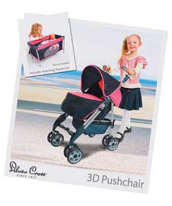 SILVER Cross 3D Pushchair and Cot