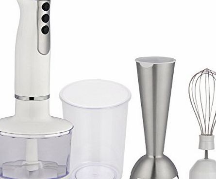 SINGGR DC 800W Power Hand Blender for 3 Speeds Food Processor Mixer,3-in-1 Set with 600ML Measuring Cup,Mini Egg-Whisk,500ml Made of Brushed Stainless Steel